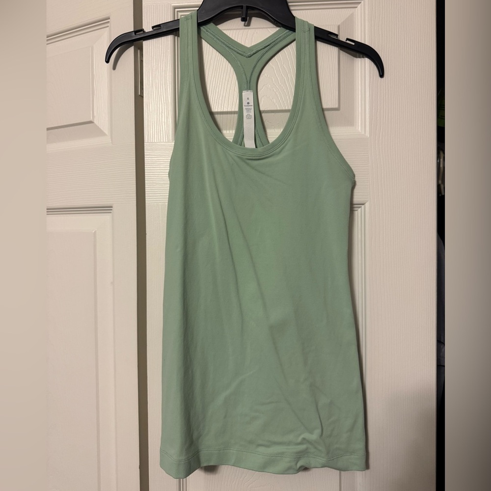 Women's Green Racerback Tank Top